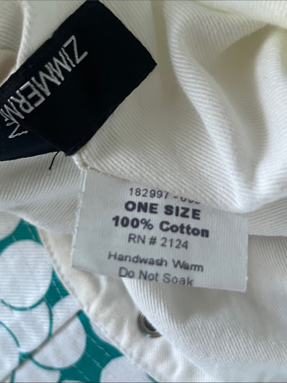 Zimmermann Vintage Printed Canvas Bucket Hat - Picture 7 of 8